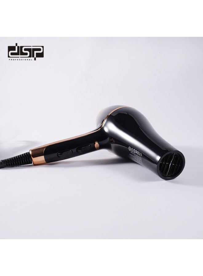 دي اس بي مجفف شعر احترافي من طراز DSP 30215 للاستخدام في صالونات التجميل، مزود بمحرك تيار متردد بقوة 2000 واط، سرعتان وإعدادان للحرارة، مع وظيفة الهواء البارد ومجموعة سيروم الكيراتين. - Image 3